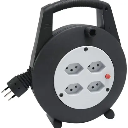 Dérouleur de câble Brennenstuhl Vario-Line 20m 4×T13 noir/gris clair 