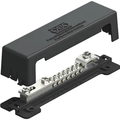 Barre compensation de potentiel Bettermann noir 
