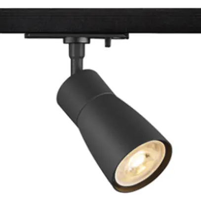 Spot SLV PURI 2.0 Dome GU10 1×6W REG AD1PH Ø55mm nero 