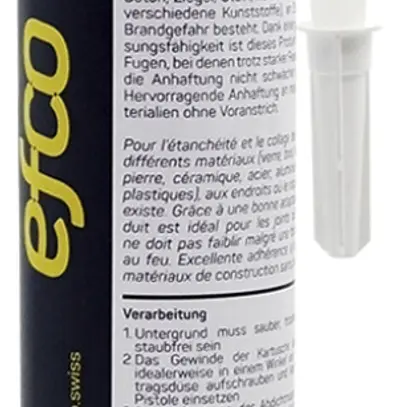 Massa sigillante EFCO TILCA FIX FS 300ml silicone ossimico bianco 