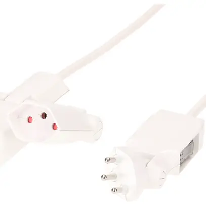 Presa multipla MH Clip-Clap 2×T13 USB A+C 18W Td 3×1mm² 2m bianco 