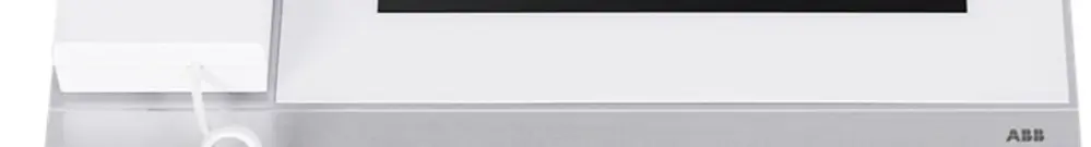 Station de table vidéo ABB-Welcome IP Guard Unit, LAN/WiFi, DC/PoE, blanc 