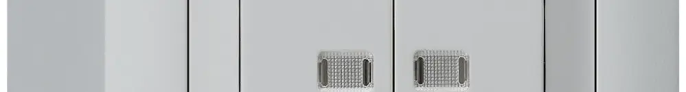 Tasto lum.AP kallysto 2×AR/1L con 2 lenti grigio chiaro 