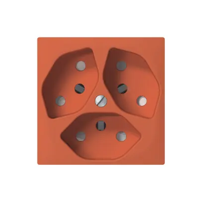 Prise ENC SIDUS 3×T13 orange 