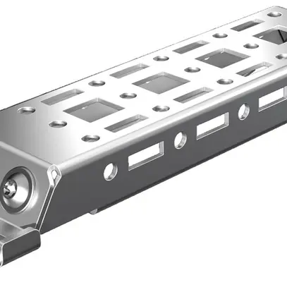 Guida profilata Rittal AX 2394.210 45.5×10mm grigio 
