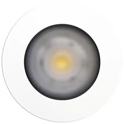 Plafonnier INC Fawa FARO AMRUM GU10 8W IP44 60mmØINC blanc 