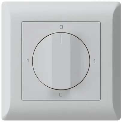 Interrupteur rotatif ENC kallysto.line 0/1L gris clair avec manette 