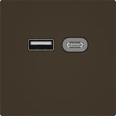 Presa di ricarica USB EDIZIO.liv SNAPFIX® 230VAC 18W 1×USB A 1×USB C ma 