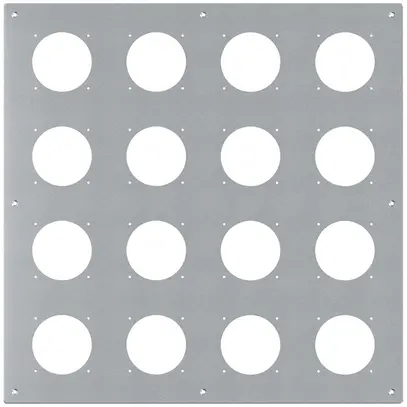 Plaque de montage ENC robusto 4×4 aluminium, nature 