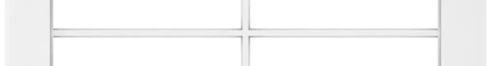 Cadre de recouvrement SIDUS 2×2 blanc brillant 