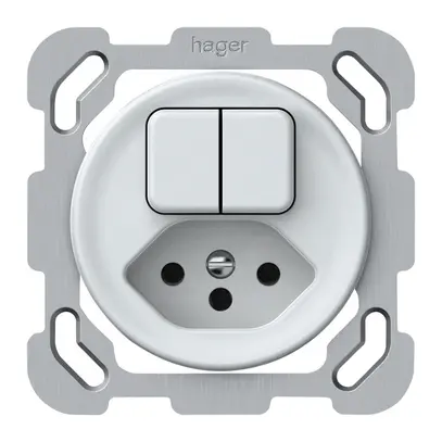 Combinazione INC origin sch 3+AR + 1×tipo 13 77×77mm bianco 