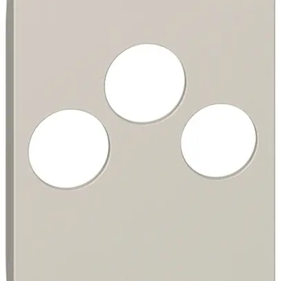 Cache Living Now pour TV 3 trous TV-R-SAT 2 modules sand 