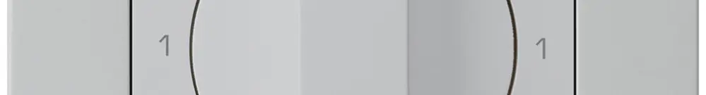 Interruttore rotativo INC kallysto.pro 0/1L grigio chiaro con manopola 