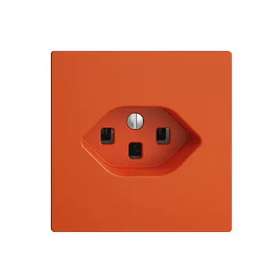 Presa INC EDIZIOdue T23 16A arancione, con morsetti innest. 