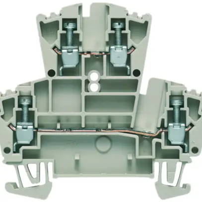 Morsetto a più piani Weidmüller WDK connessione a vite 2.5mm² 2 piani beige 
