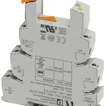 Socle avec relais Phoenix Contact PLC-BSC- 24DC/21HC 