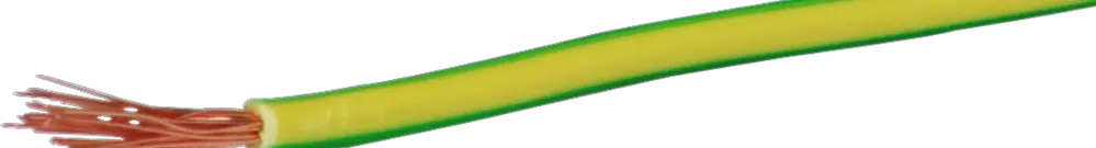 T-Litze 1mm² a.Spule gn-gb Spule à 200m H05V-K 