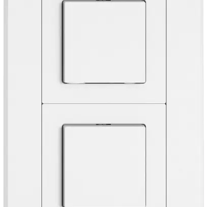 Combinazione INC EDIZIO.liv SNAPFIX® 2×1 156×96mm 2×schema 3/1L bianco 