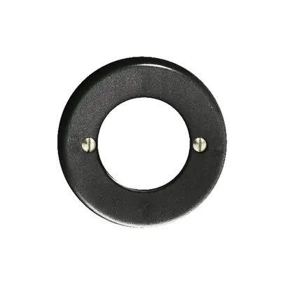 Frontset FH schwarz, für Schlüsselschalter, ohne Gravur 