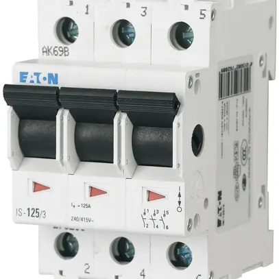 Interrupteur AMD Eaton, IS-40/3, 40A/415V 3L, 3UM, "0-1" 