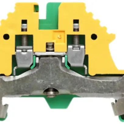 Borne de protection Weidmüller WPE N connexion à vis 2.5mm² vert/jaune 