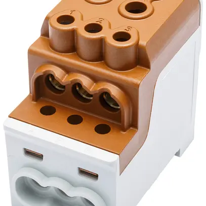Bloc de distribution Bals UBV TYP C 1P 200A 1×entr 6×sort 1.5…35mm² 6…70mm² br 