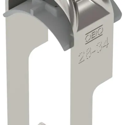 Brida rapida BET 2056 piede a W materia sintetica 28…34mm 1×cavo A2 1.4301 