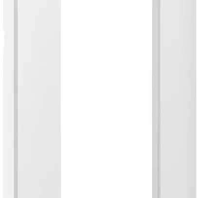 Placca di copertura MOS 5×1modulo verticale bianco 