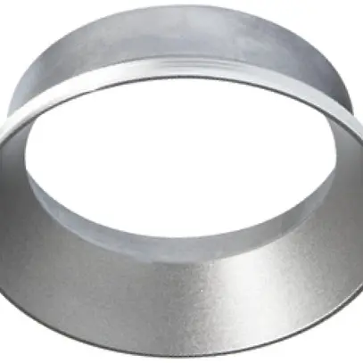 Anneau décoratif DOTLUX pour luminaire LED SLIMvario Ø78×24mm, aluminium, argent 