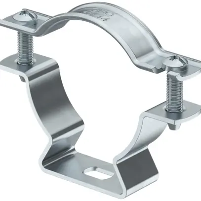 Collare per tubo/cavo Bettermann, con foro per vite, Ø17…20mm, zincato a caldo 