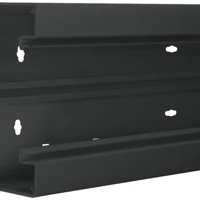 Canale parapetto Hager BR 65×170mm coperchio 80mm nero 