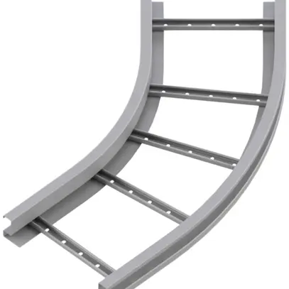 Coude Lanz 45° pour multichemin à grande portée 300×60mm zi.chaud 