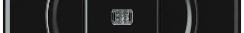 Interruttore a pulsante luminoso INC origin sch 3 LED 92×92mm nero 