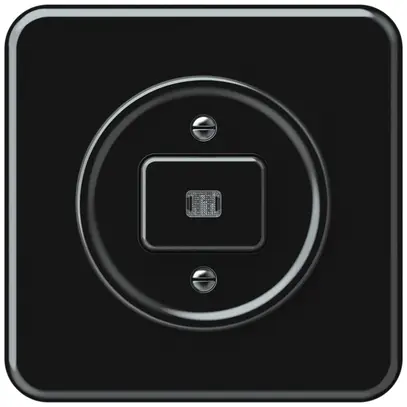 Interruttore a pulsante luminoso INC origin sch 3 LED 92×92mm nero 