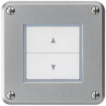 Interrupteur pour stores ENC robusto IP55 aluminium avec 2 touches de fonction 