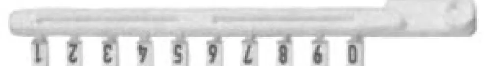 Schede per cartellini 10×0 bianco (1 UI=25 schede) 