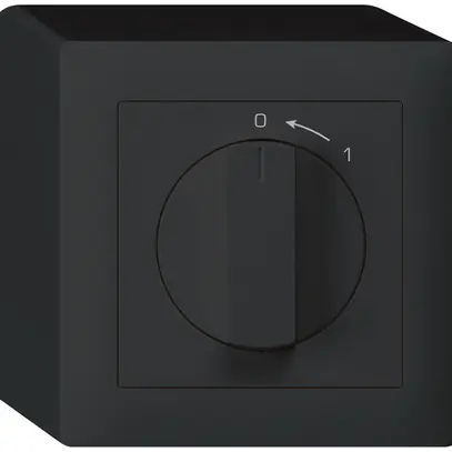 Contact pivotant AP 0<-1/1L noir kallysto avec manette 