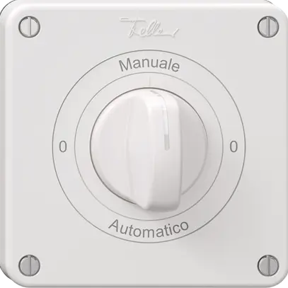 Interruttore rotativo NEVO N.CO 2/1 L con manopola KS 0-Manuale-0-Automatico bi 