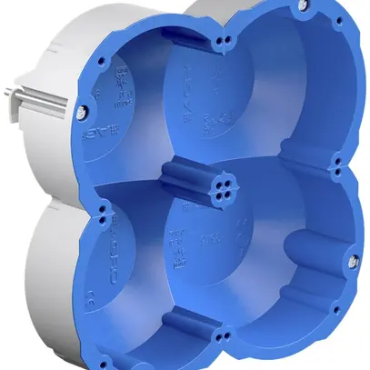 Hohlwanddose AGRO Quickbox 2×2 Ø83mm Schallschutz 