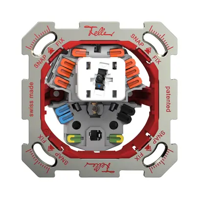 Combinazione INC Feller SNAPFIX® S6K+T13 lat.bl 