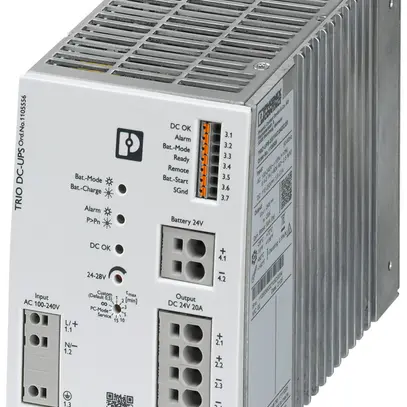 Impianto UPS PX TRIO-UPS-2G/1AC/24DC/20 Modbus IN 1L OUT 24VDC/20A 