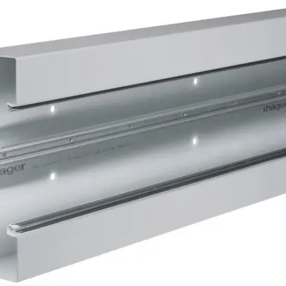 Brüstungskanal tehalit BRS 210×65×2000mm Oberteil 120 Stahl hellgrau 