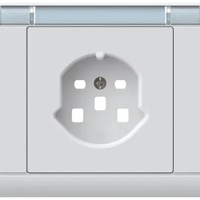 Kit frontal INC kallysto, pour prise INC 1×T25, a.porte-étiquette, blanc 