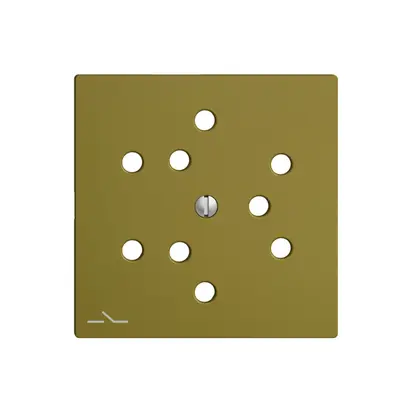 Plaque frontale 3×T12,S EDIZIOdue olive 