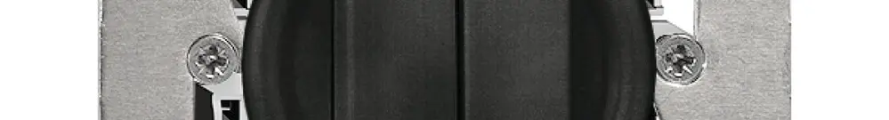 Interruttore pulsante INC 1/3+3/1L nero FH 
