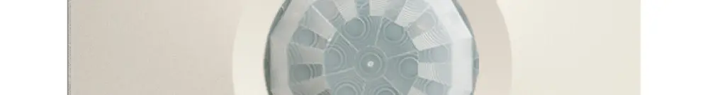 Rilevatore di presenza INC pirios 360P 2 relais EDIZIOdue angolare Master.bianco 