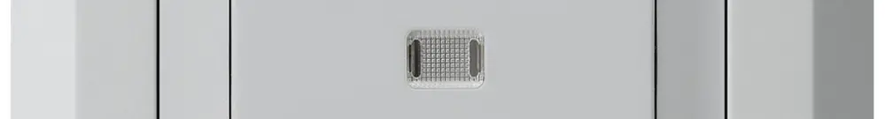 Interruttore pulsante luminoso INC kallysto.line 3/1P grigio chiaro 