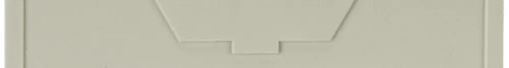 Parete d'estremità Wieland 4mm² grigio 