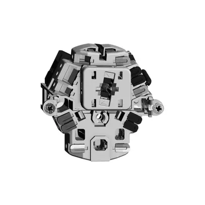 Inserto combinazione lumin.FH A-R/1L+T23 contro.16A con LED blu 