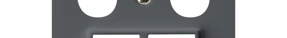 Plaque frontale HMS kallysto pour R/TV anthracite 
